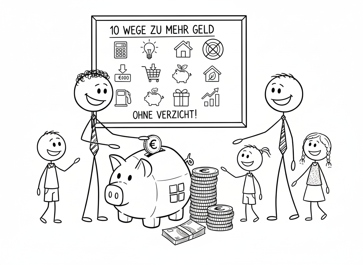 Familienausgaben senken: 10 effektive Wege zu mehr Geld ohne Verzicht