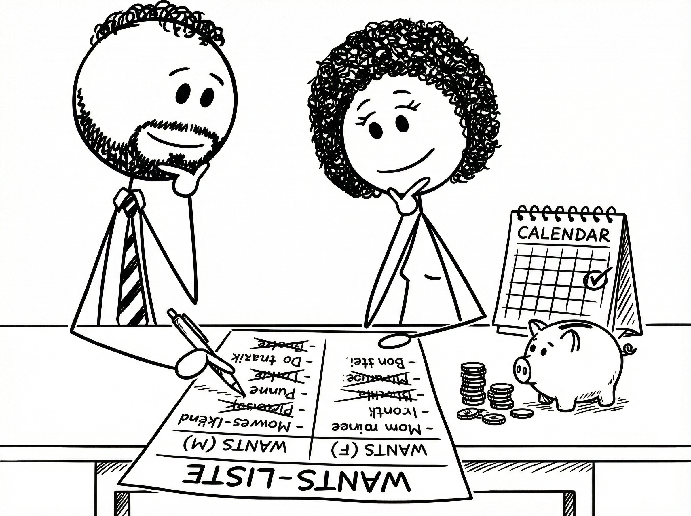 Ausgaben kontrollieren als Paar: Mit einfacher Wunsch-Ausgaben-Liste zu mehr Geld am Monatsende