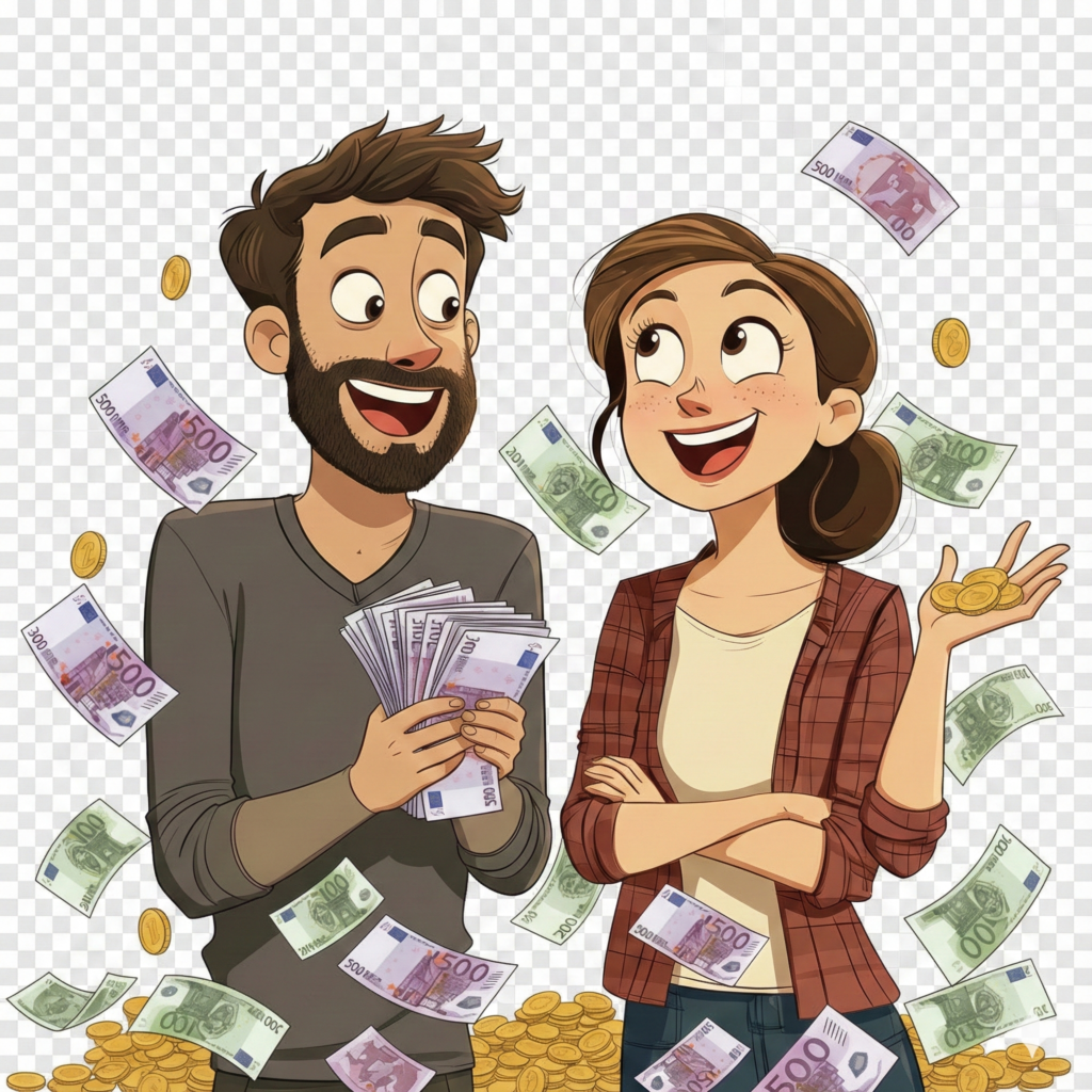 Paar plant gemeinsam Finanzgewohnheiten und bespricht Ehevertrag