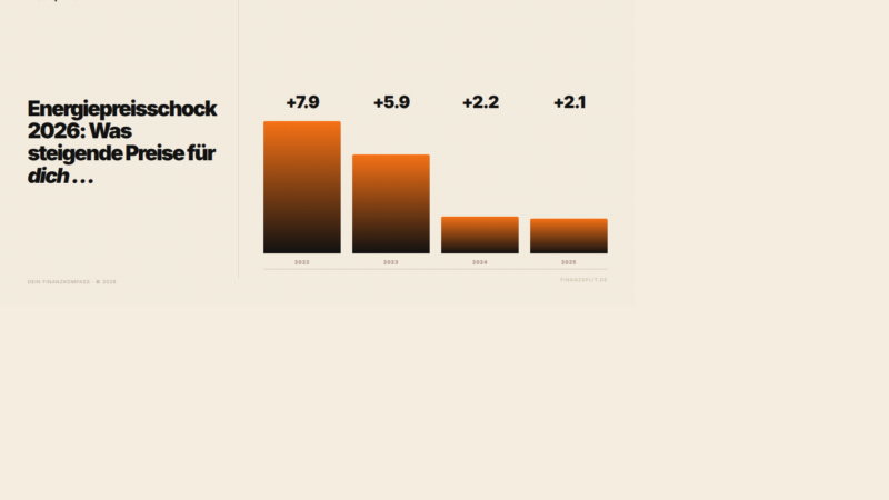 Energiepreisschock 2026: Was steigende Preise für dich bedeuten